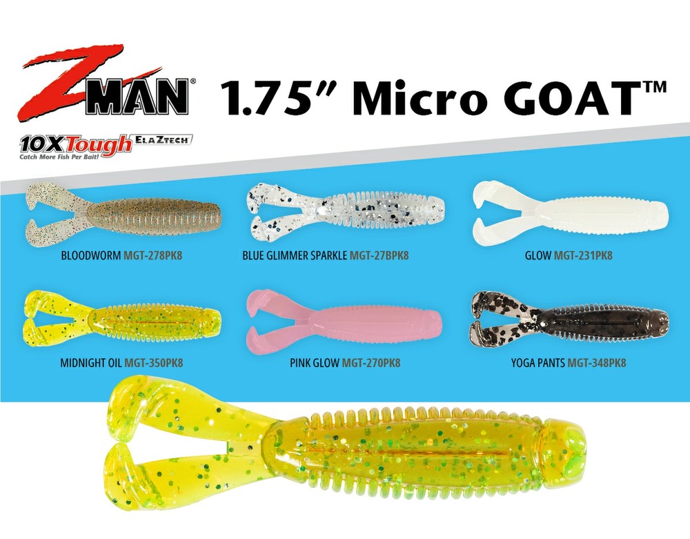 NEW ZMan 1.75 Inch Micro GOAT – Tackle Tactics