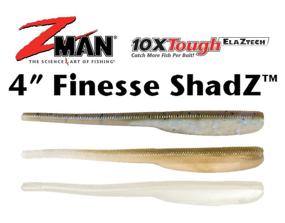 NEW ZMan 4 Inch Finesse ShadZ – Tackle Tactics
