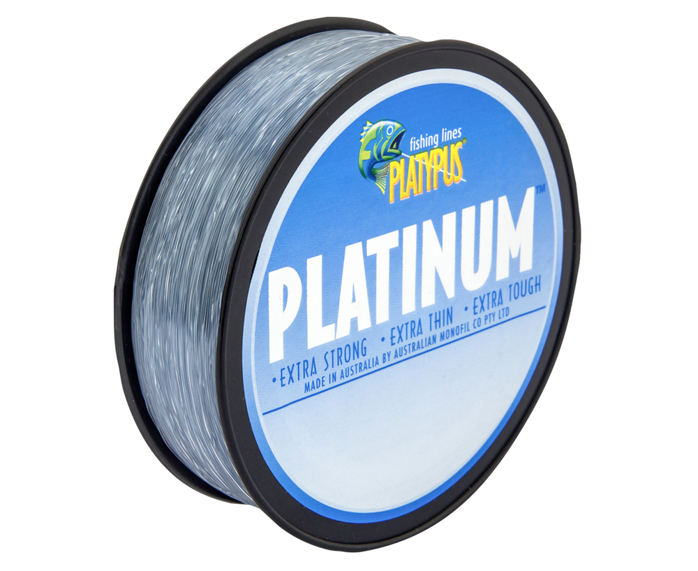 Platypus Platinum Australian Made Braid-Grey-125 Yd-15lb,20lb,30lb