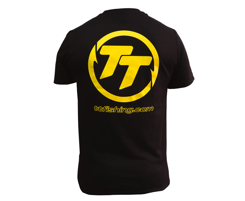 TT FISHING T SHIRT LOGO - BLACK